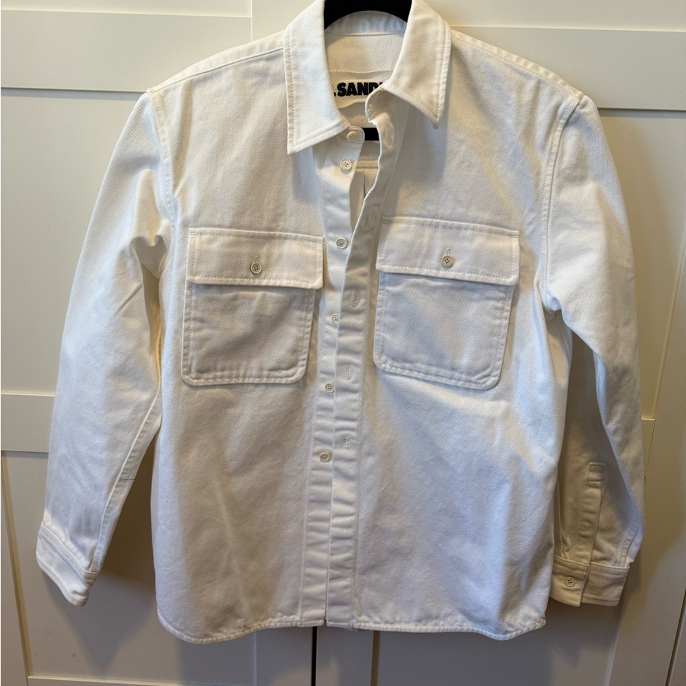 Jil Sander Cream Denim Shirt